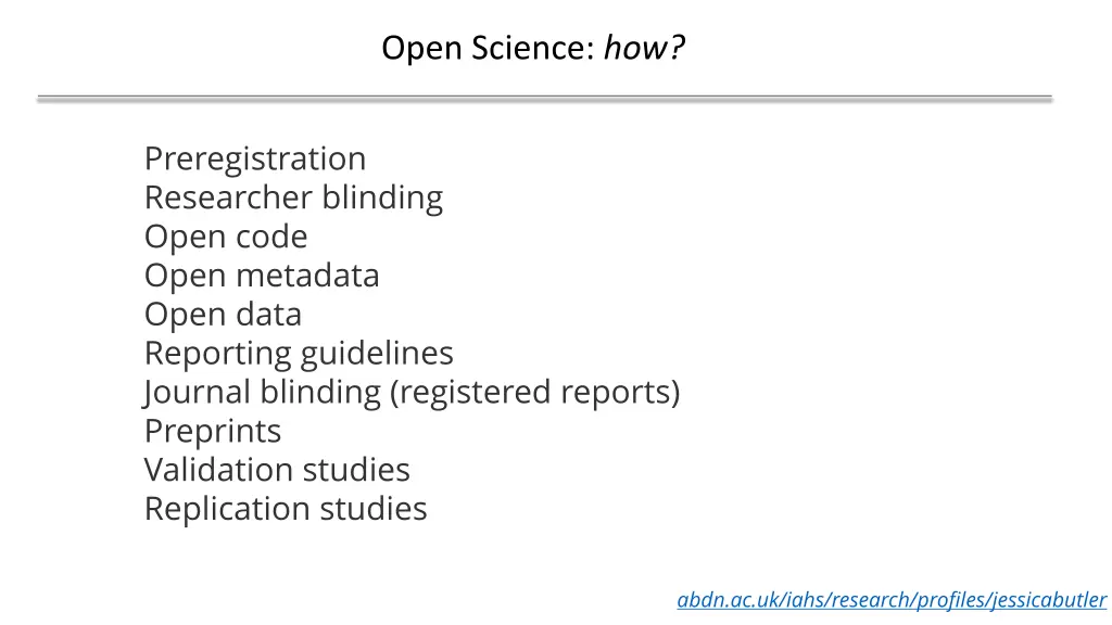 open science how 3