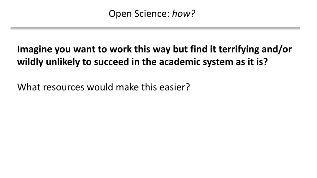 open science how 4