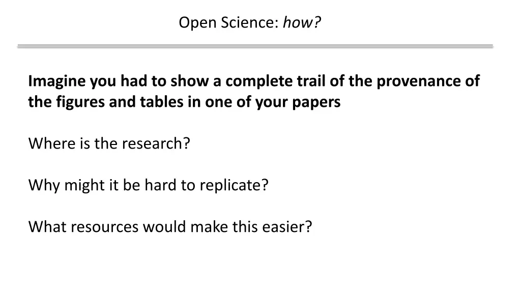 open science how