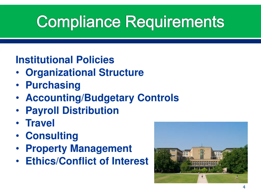 compliance requirements