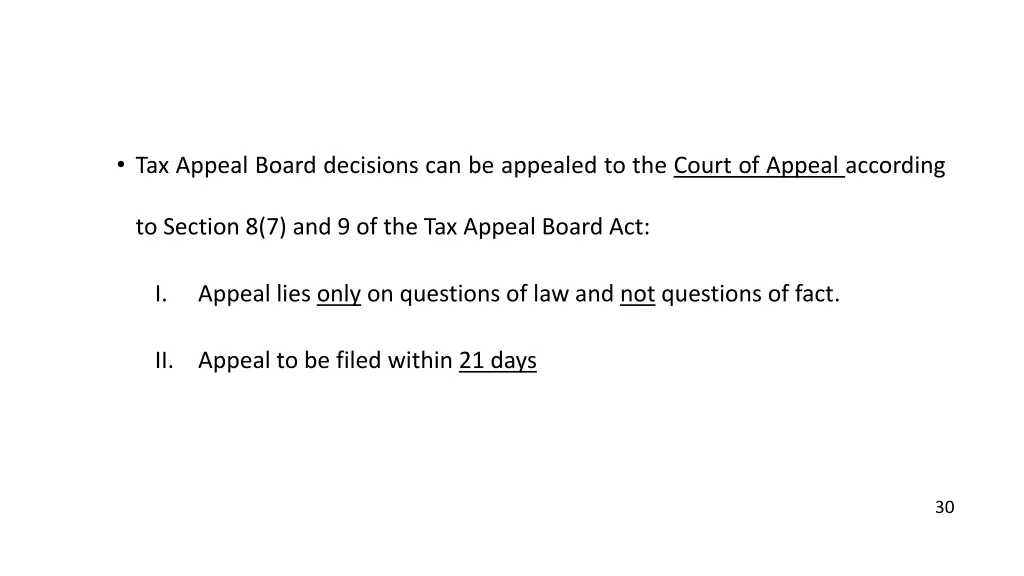 tax appeal board decisions can be appealed