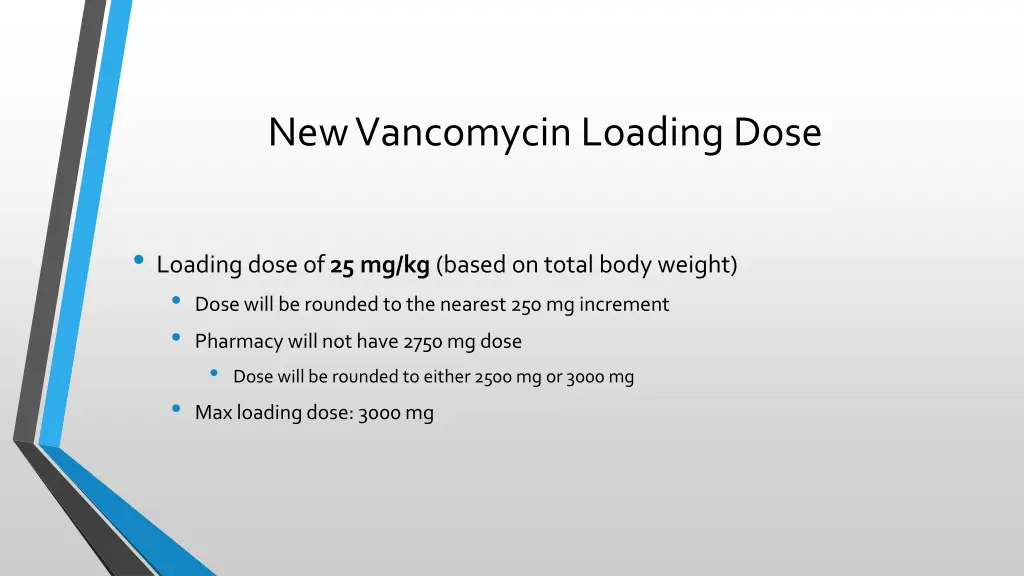 new vancomycin loading dose