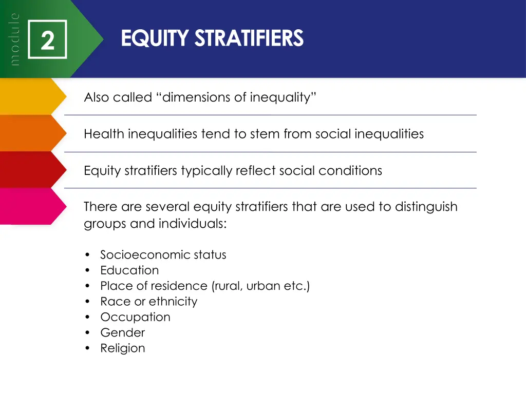 equity stratifiers