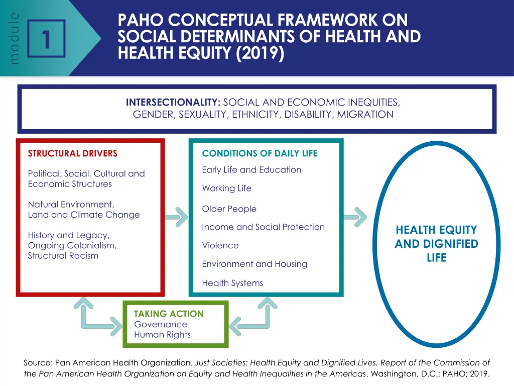 paho conceptual framework on social determinants