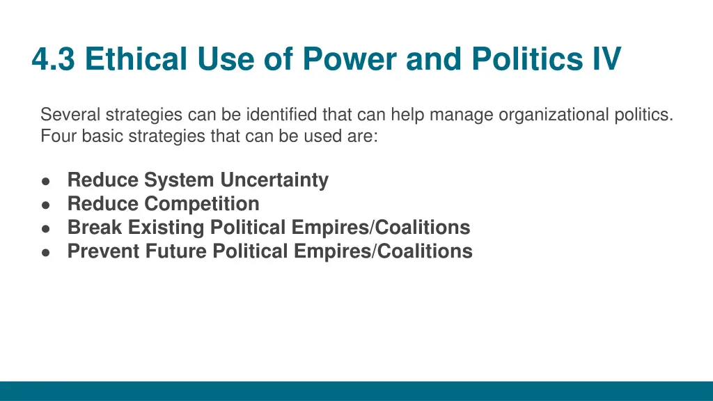 4 3 ethical use of power and politics iv