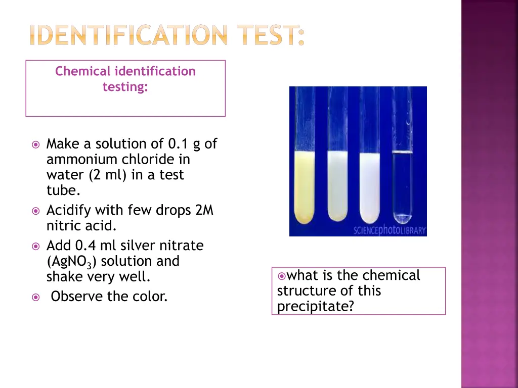 identification test 1