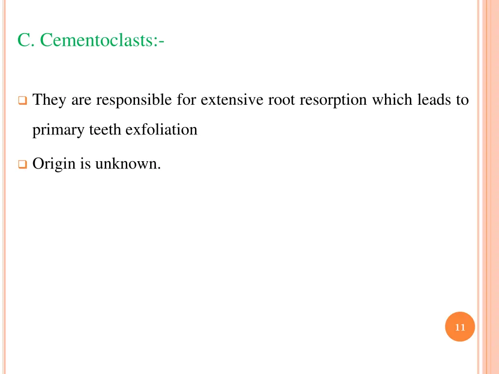 c cementoclasts