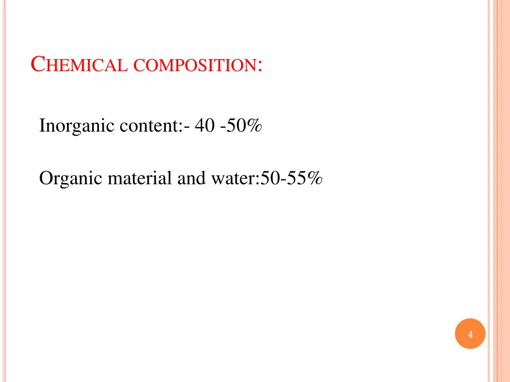 c hemical composition