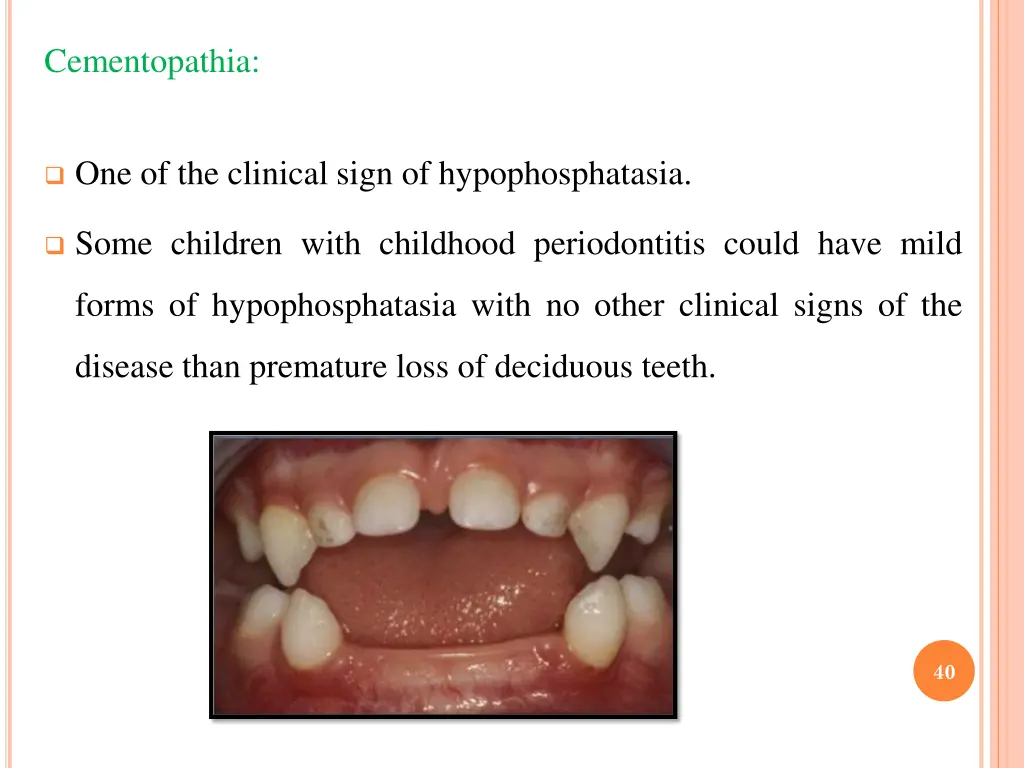 cementopathia