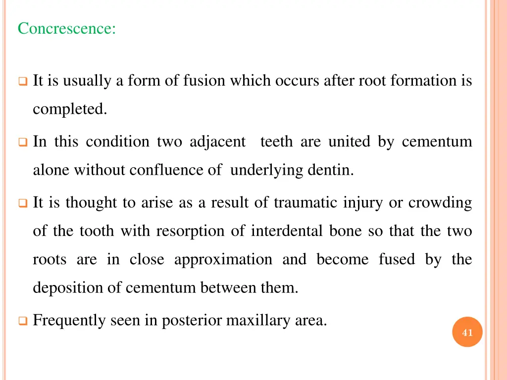 concrescence