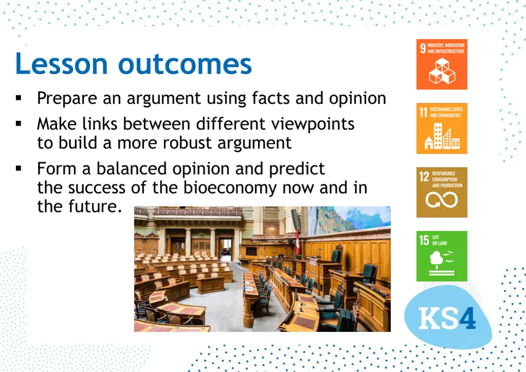 lesson outcomes prepare an argument using facts