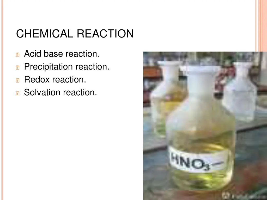 chemical reaction