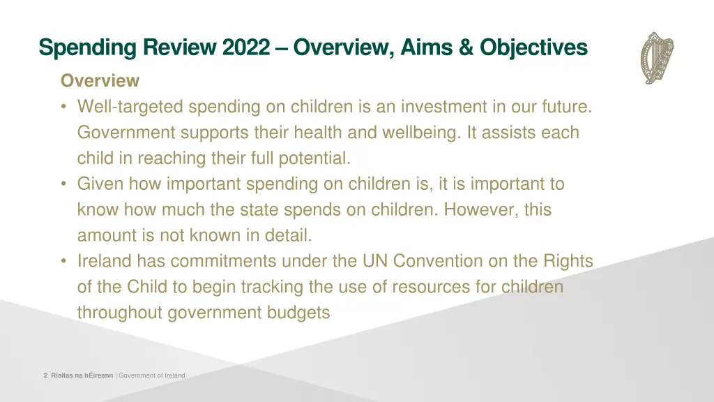 spending review 2022 overview aims objectives