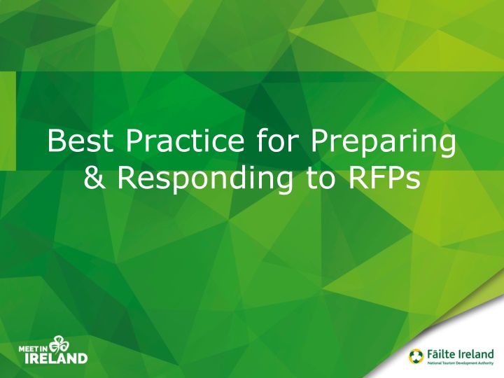 best practice for preparing responding to rfps