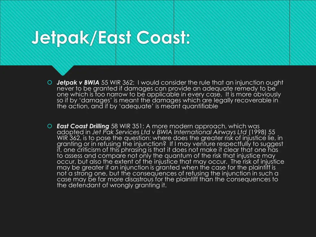 jetpak east coast