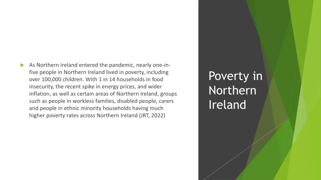 as northern ireland entered the pandemic nearly