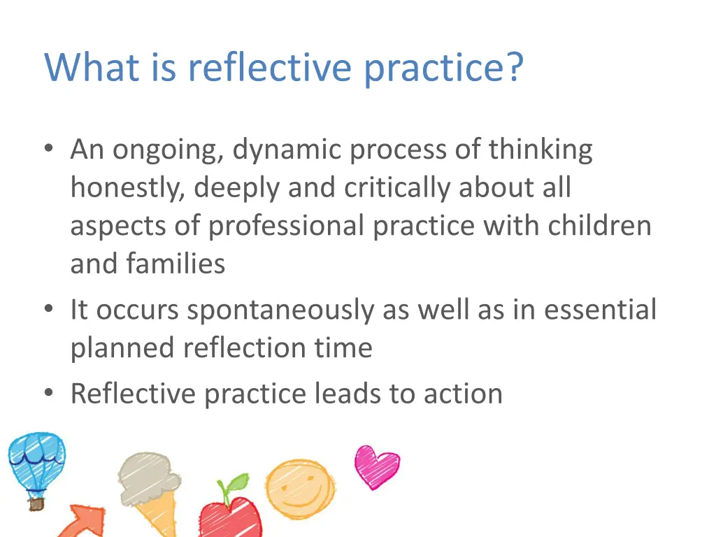 what is reflective practice