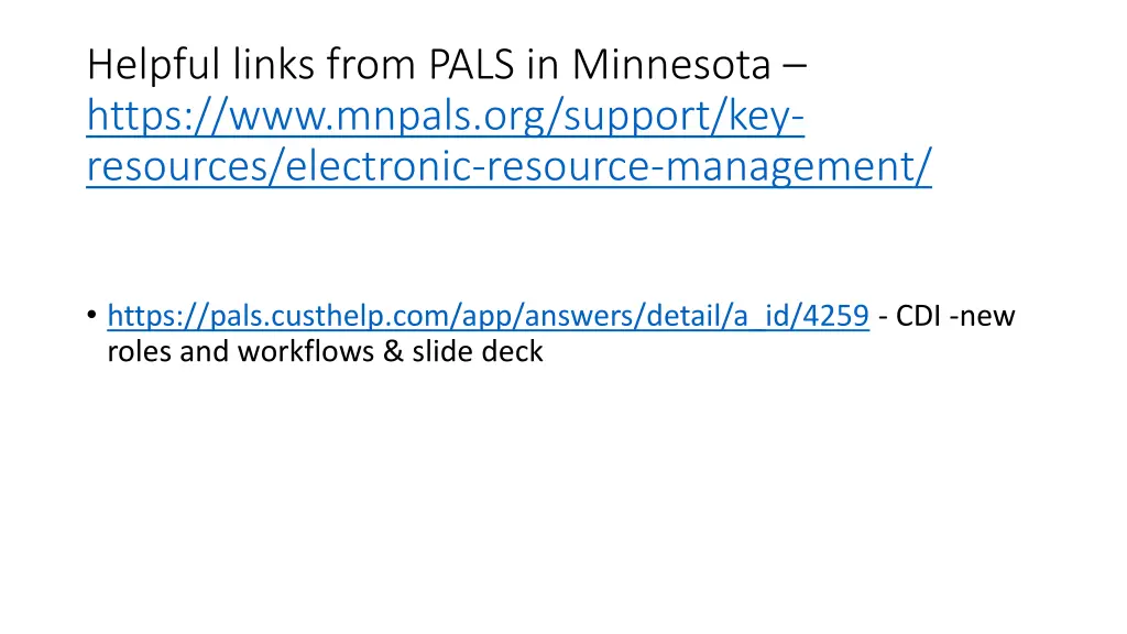 helpful links from pals in minnesota https