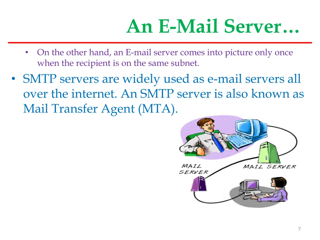 an e mail server 1