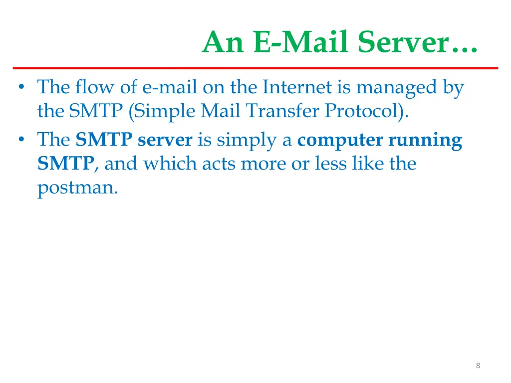 an e mail server 2