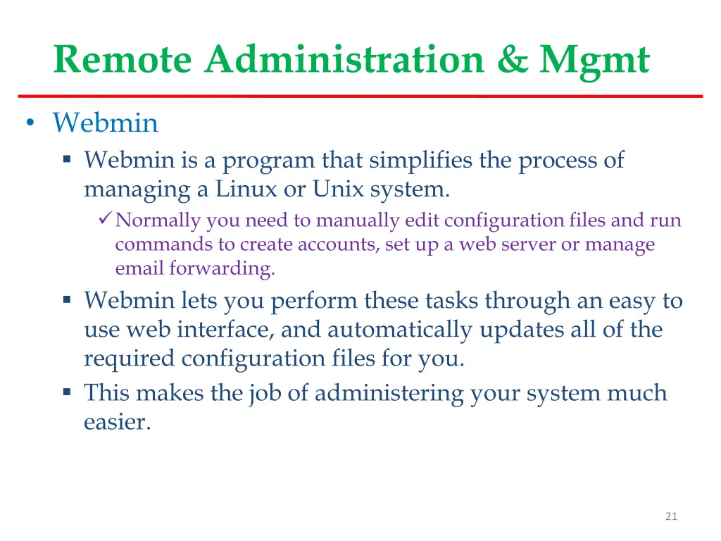 remote administration mgmt