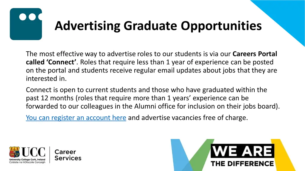 advertising graduate opportunities