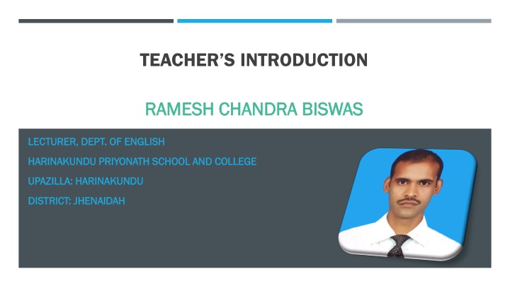 teacher s introduction