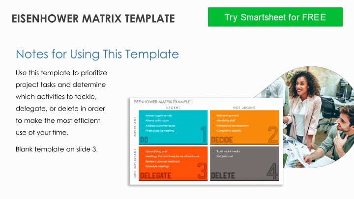 eisenhower matrix template