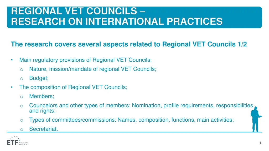 regional vet councils research on international 2