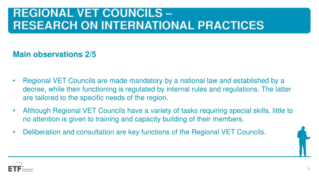 regional vet councils research on international 5