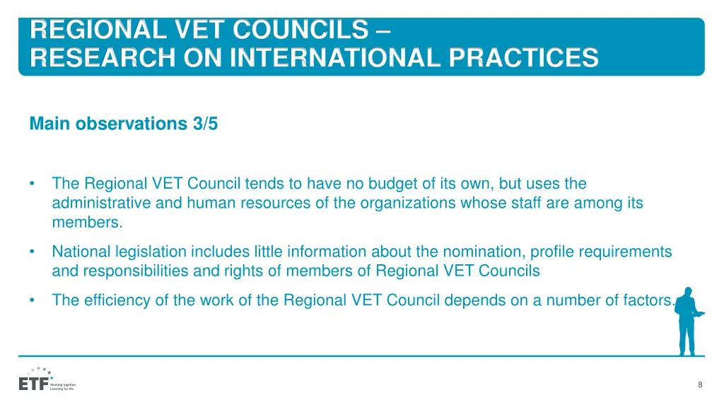 regional vet councils research on international 6