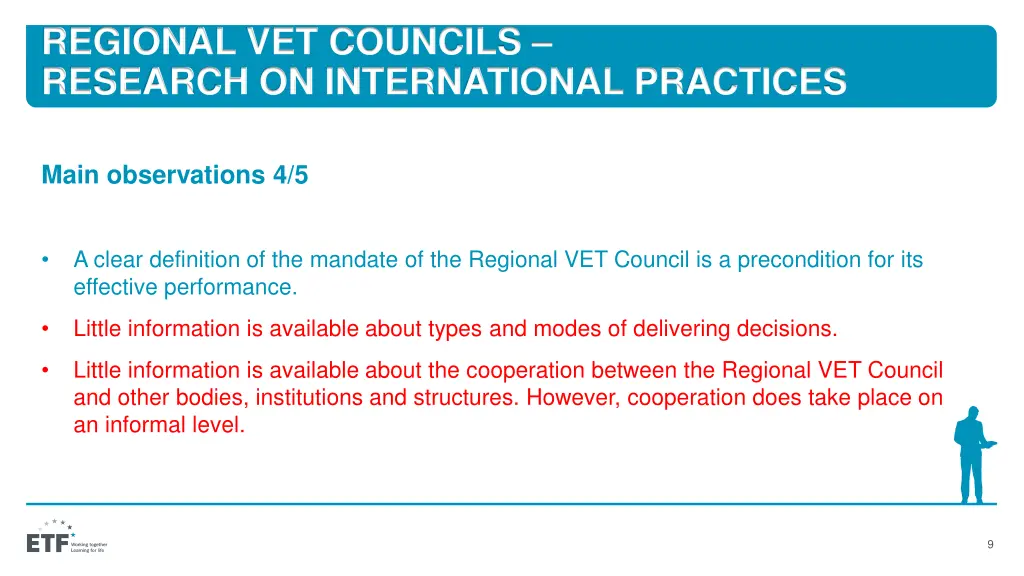 regional vet councils research on international 7