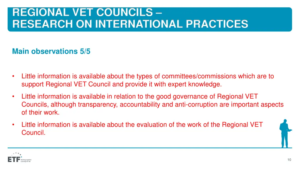 regional vet councils research on international 8