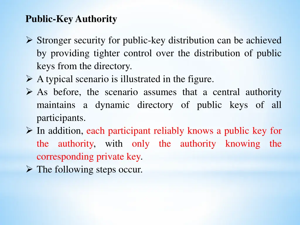 public key authority