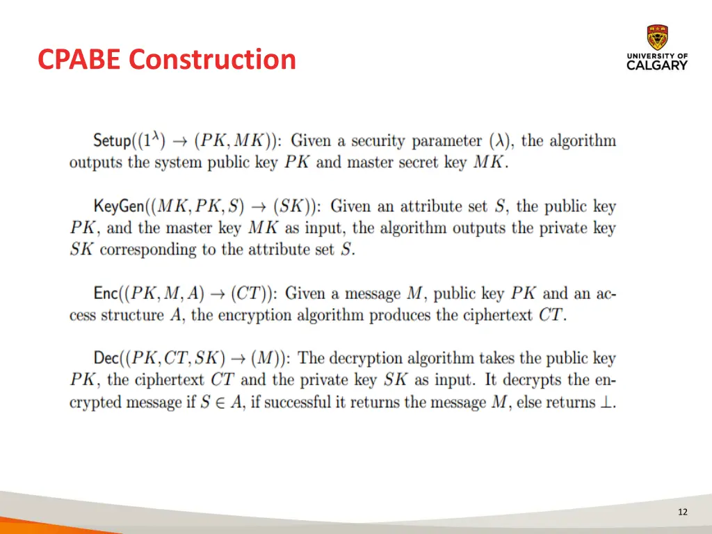 cpabe construction