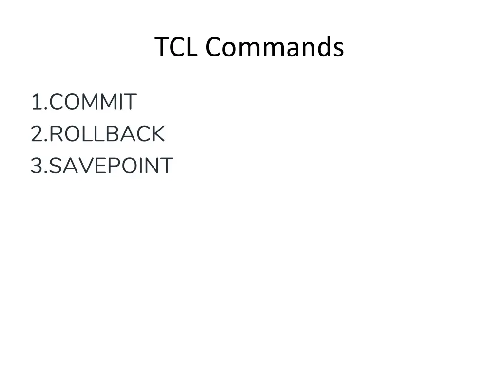 tcl commands 1