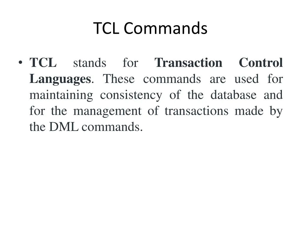 tcl commands