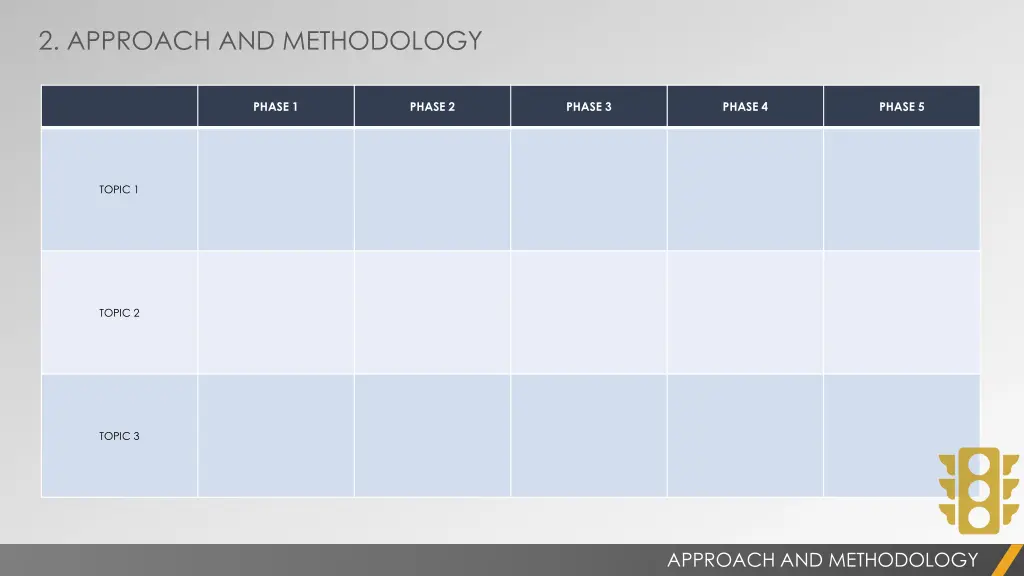 2 approach and methodology