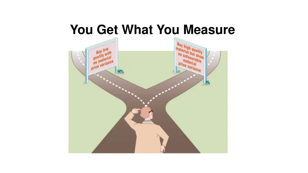 you get what you measure