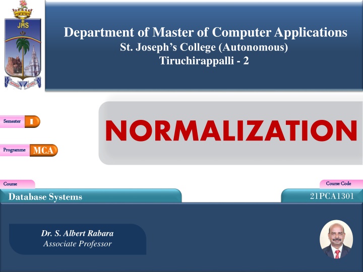 department of master of computer applications