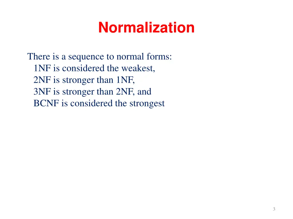 normalization 1