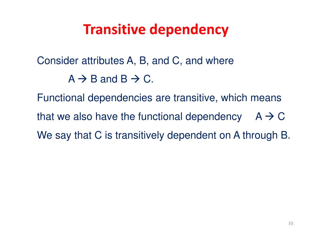 transitive dependency