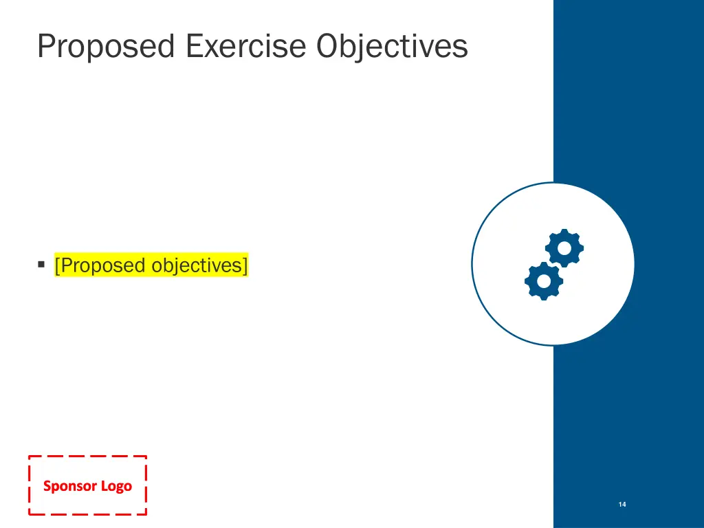 proposed exercise objectives