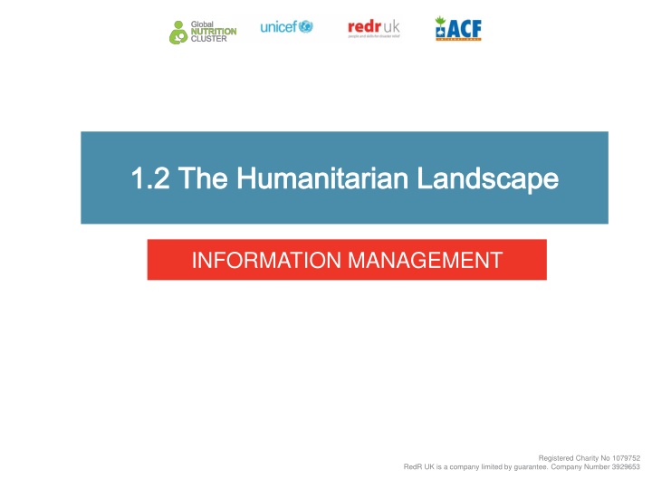 1 2 the humanitarian landscape