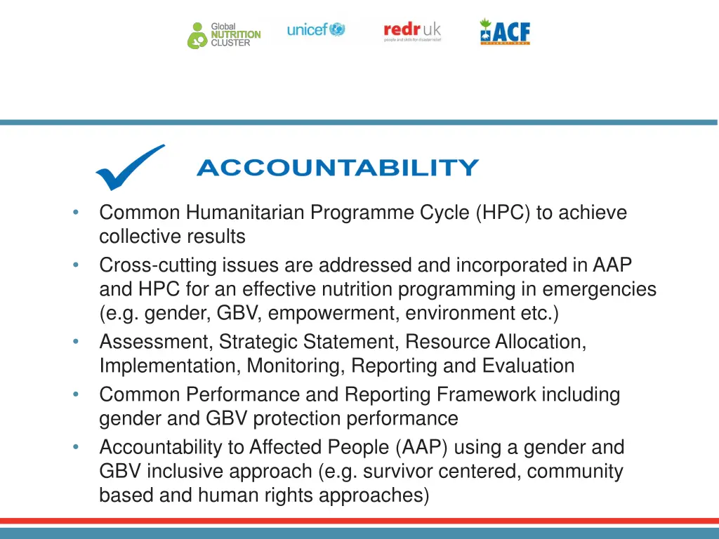 common humanitarian programme cycle