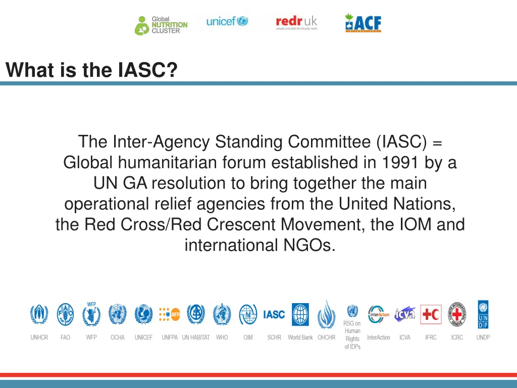 what is the iasc