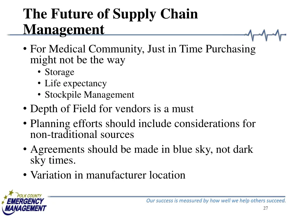 the future of supply chain management for medical