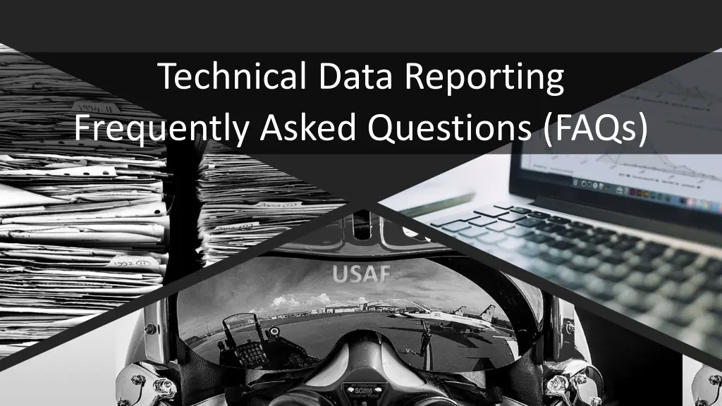 technical data reporting frequently asked