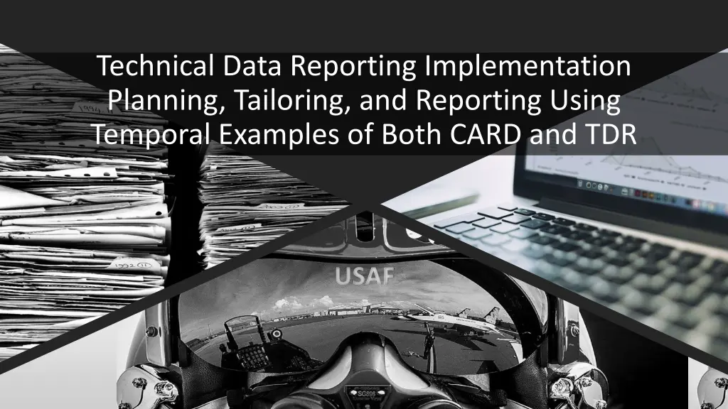 technical data reporting implementation planning