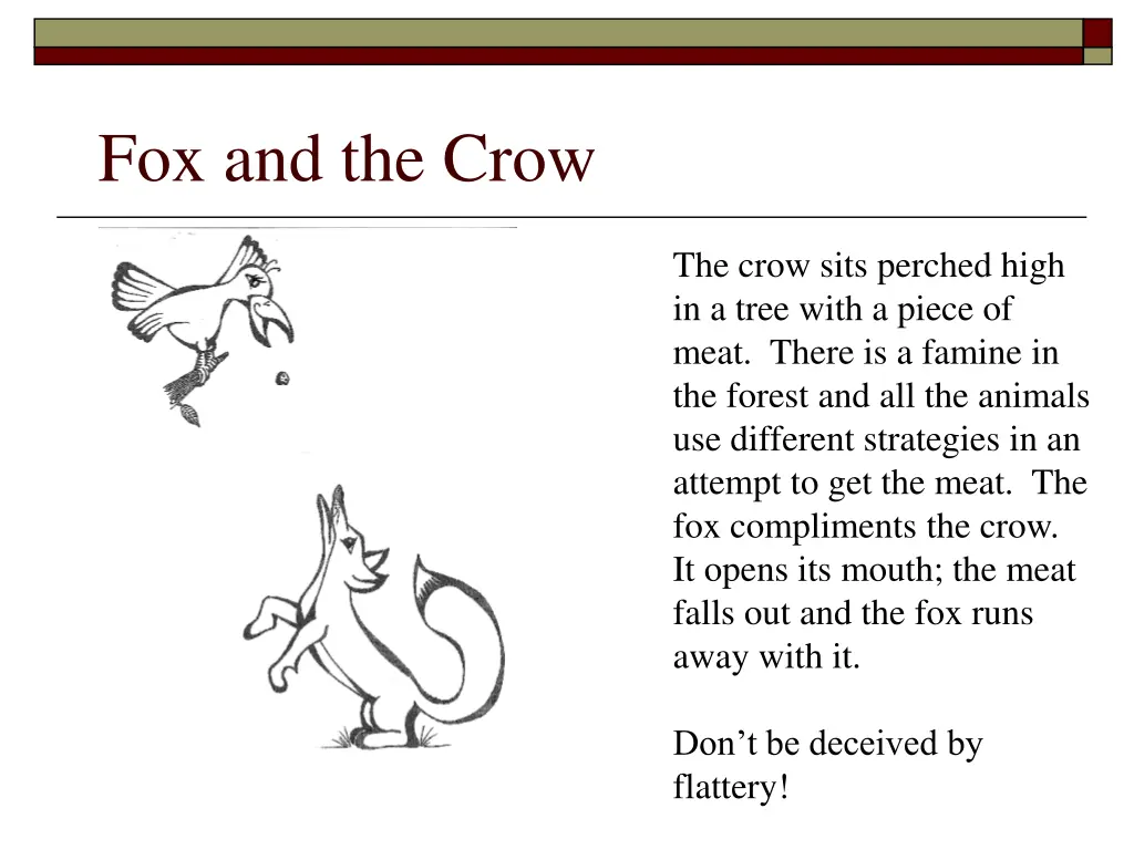 fox and the crow 1